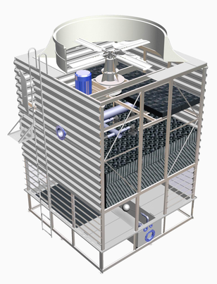 逆流冷卻塔風葉